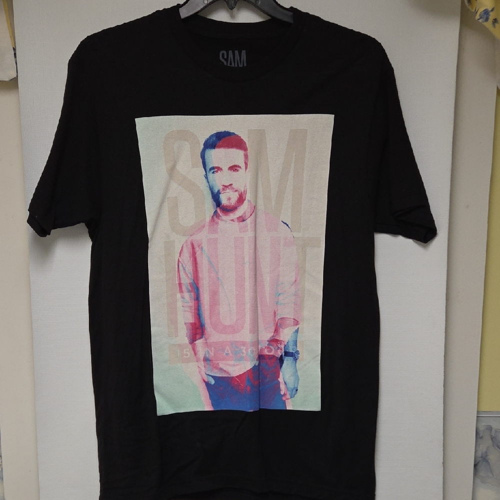 Sam Hunt "15 In A 30 Tour" Black Graphic T-Shirt